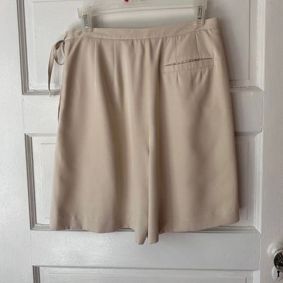 Vintage Liz Claiborne Golf Faux Wrap Skort Neutral Athleisure Preppy Pockets - Picture 13 of 17